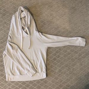 Fleece Soft Crossover Pullover Hoodie